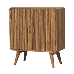 T Bar Ridged Cabinet - Brown by Couch.com