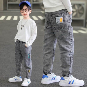Spring And Autumn Trousers Winter Fleece-lined