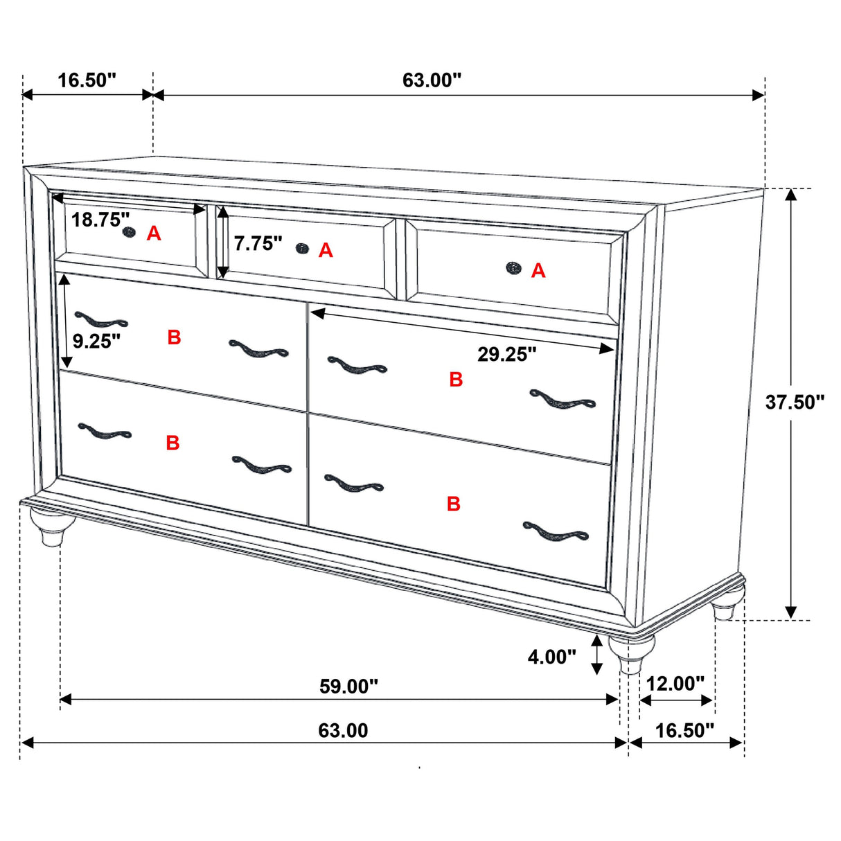 Randall White 5-Piece Queen Bedroom Set