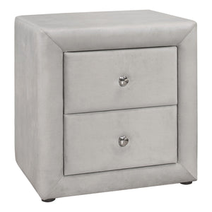 Nightstand, Storage Drawer Versatile Use, Upholstered, Transitional by Couch.com
