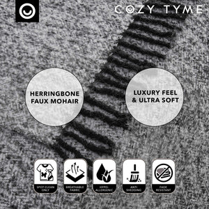 Samara Faux Mohair Throw