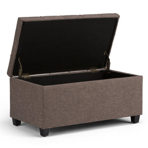 Sienna - Upholstered Storage Ottoman Bench by Couch.com