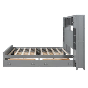 Bed With All In One Cabinet, Shelf And Sockets by Couch.com