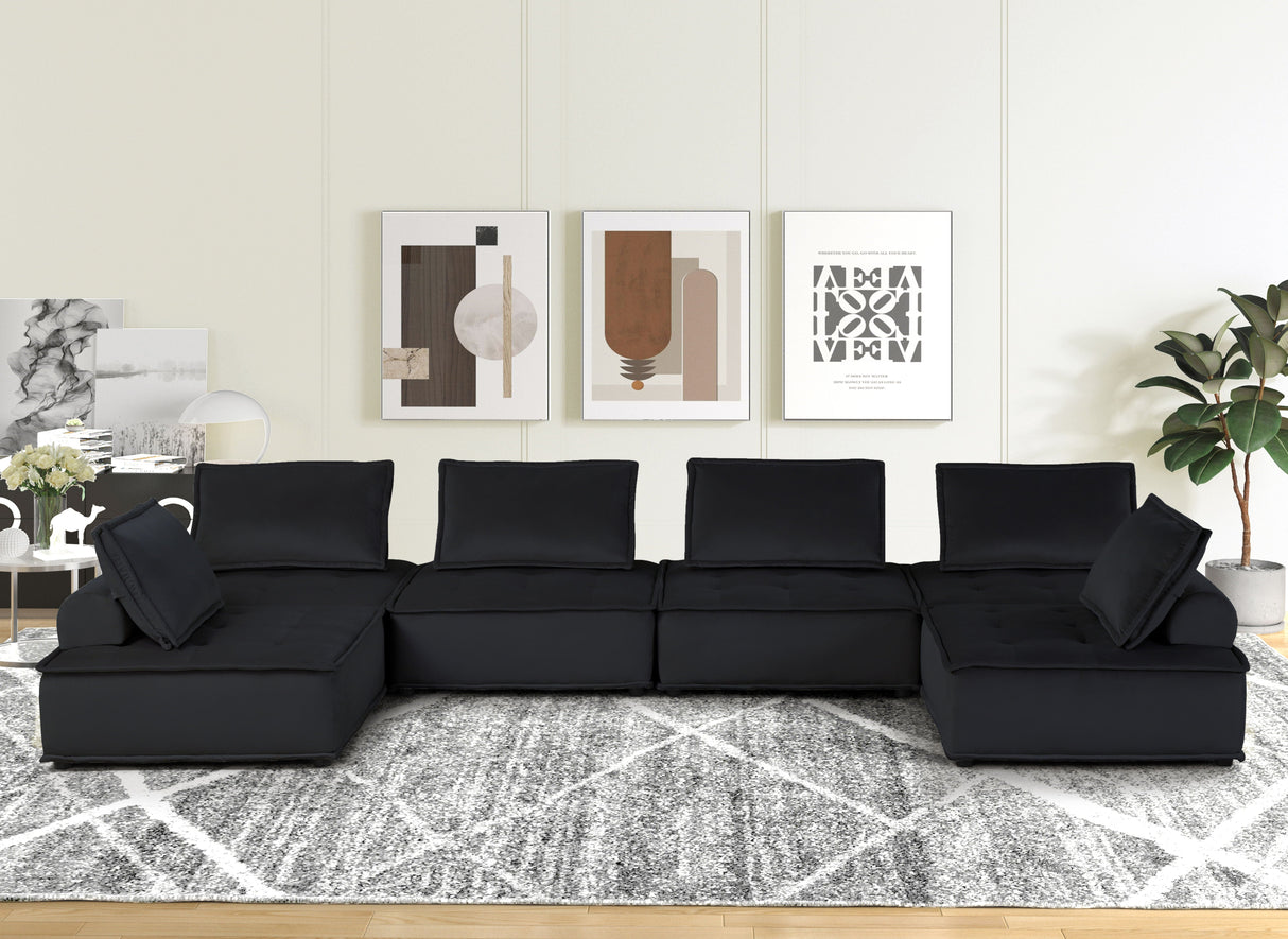 Anna - Stylish Sectional Sofa Ottoman by Couch.com