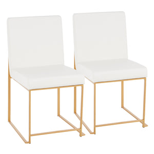 Fuji - Contemporary Stylish Frame, High Back Dining Chair (Set of 2) by Couch.com