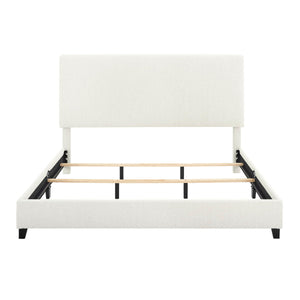 Boucle Upholstered Platform Bed by Couch.com
