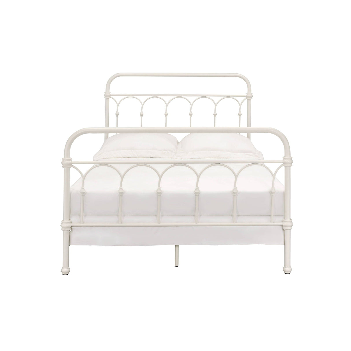 Citron Full Bed - Elegant Metal Panel Design
