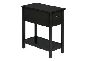 Accent End Table, 2 Tier, Narrow, Lamp, Storage Drawer, Charming Design by Couch.com