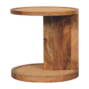 Close Knit Corner End Table - Oak by Couch.com