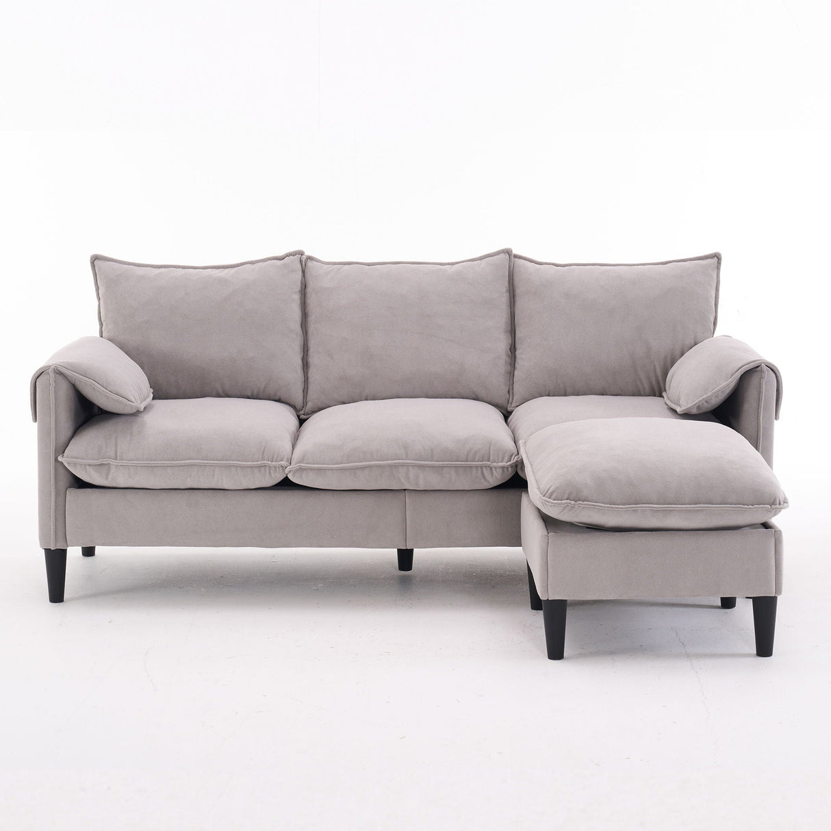 Convertible Combination Sofa With Footstools With Storage by Couch.com