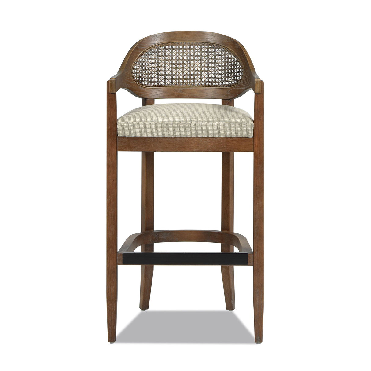 Americana - Mid-Century Modern Cane Back Counter Stool by Couch.com