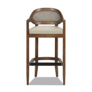 Americana - Mid-Century Modern Cane Back Counter Stool by Couch.com