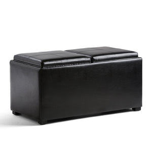 Avalon - 5 Piece Storage Ottoman, Contemporary by Couch.com