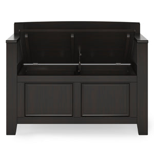 Amherst - Small Transitional Entryway Storage Bench by Couch.com