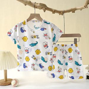 Children's Loungewear Pajamas Pure Cotton Underwear Set