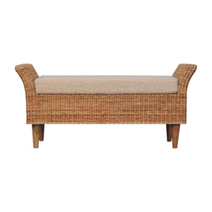 Riviera - Woven Bench - Oak by Couch.com
