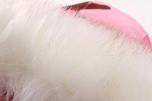 Waterproof Winter Ski Jumpsuit With A Fur-lined Collar For Kids