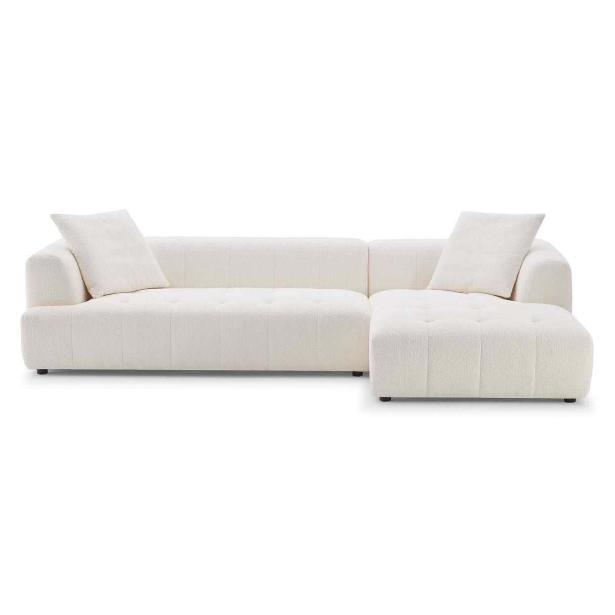 Kaynes - Elegant Upholstery Corner Sofa by Couch.com
