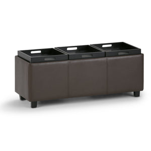 Avalon - Upholstered Storage Ottoman by Couch.com