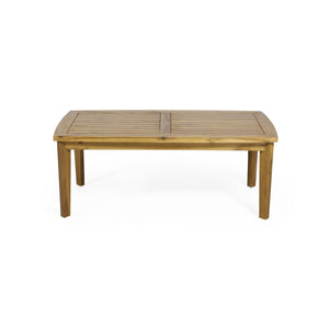 Outdoor Rectangular Coffee Table - Brown by Couch.com