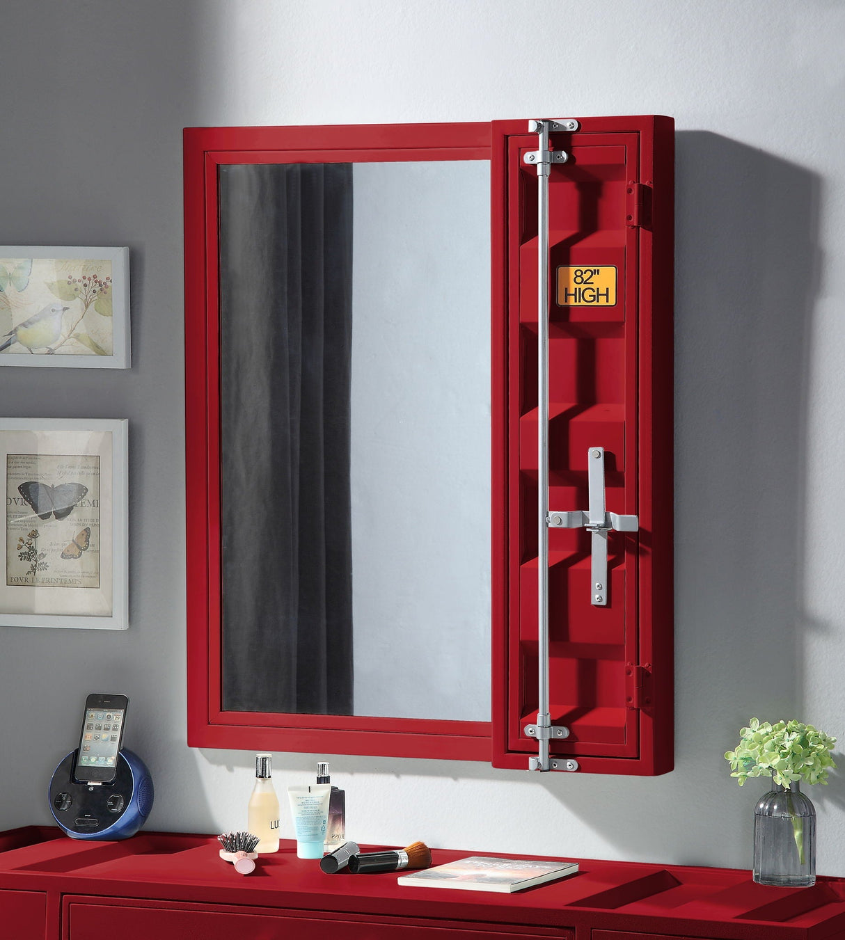 Cargo Vanity Mirror, Clear Reflection