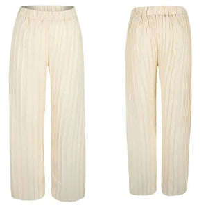 Stylish Loose Wrinkle-Detail Casual Pants for Summer