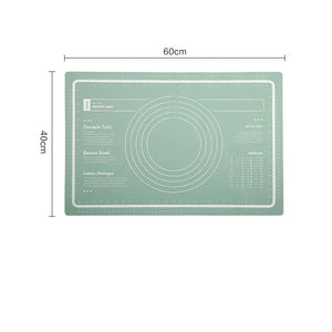 Thick Non-Slip Rolling Pin and Large Non-Stick Mat