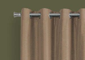 2 Pieces Set, Curtain Panel, Room Darkening, Grommet, Contemporary & Modern by Couch.com