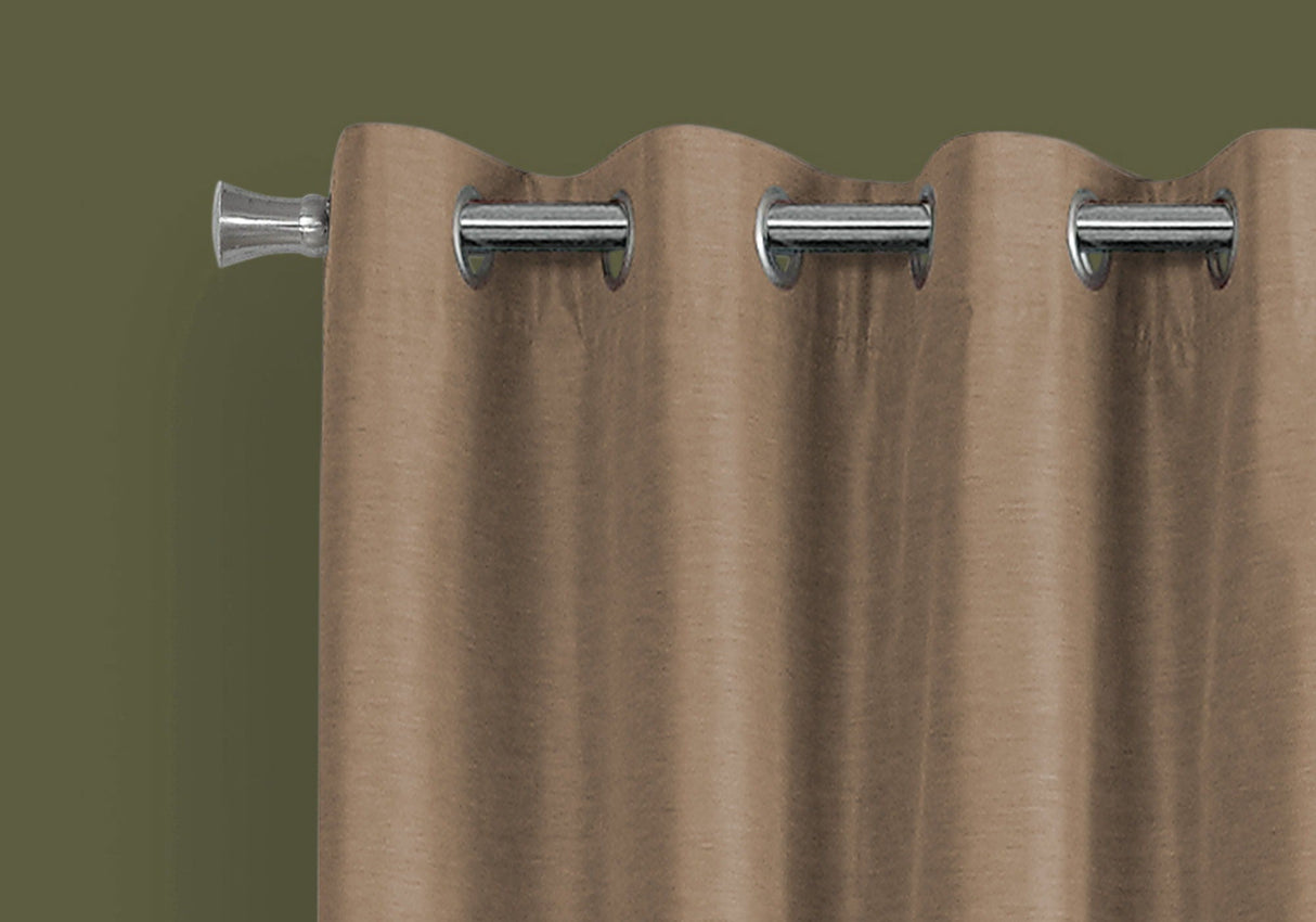2 Pieces Set, Curtain Panel, Room Darkening, Grommet, Contemporary & Modern by Couch.com