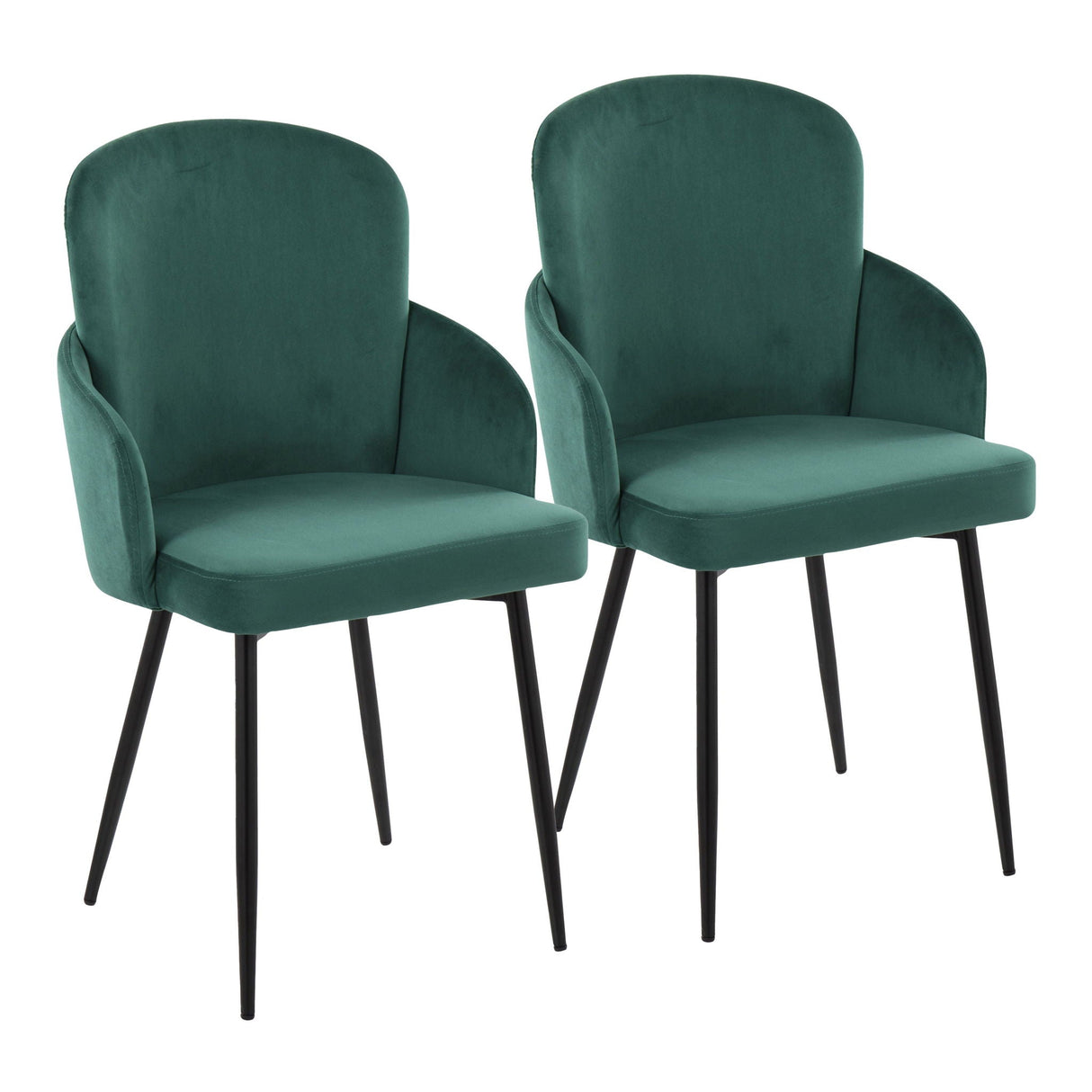 Dahlia - Contemporary Elegant Design Dining Chair (Set of 2) by Couch.com