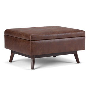 Owen - Upholstered Rectangular Storage Ottoman by Couch.com