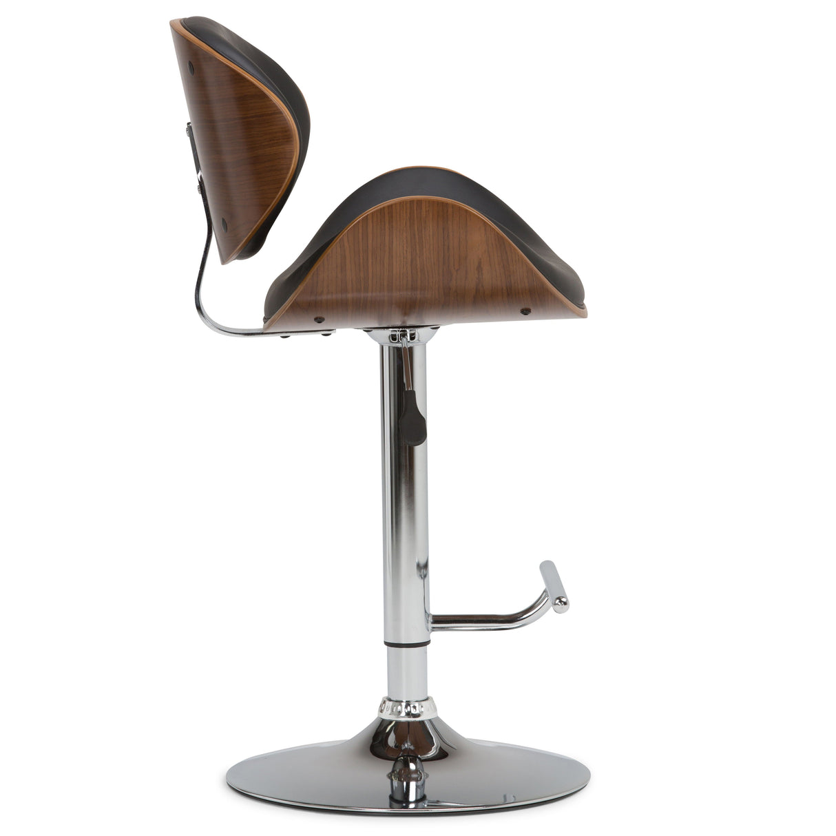 Marana - Multifunctional Handcrafted Bentwood Adjustable Swivel Bar Stool by Couch.com
