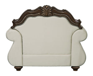 Pierce Chair With Pillow - Beige / Cherry