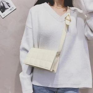 Fabulous Luxury Shoulder Bag Shiny Pu Leather Crossbody Bags For Women Small Flap Handbag Designer Female Messenger Bags