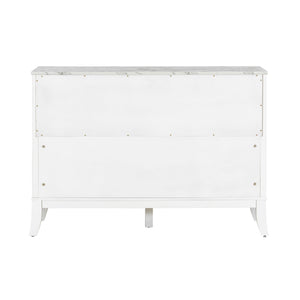 Storage Cabinet 3 Doors Stylish Style White