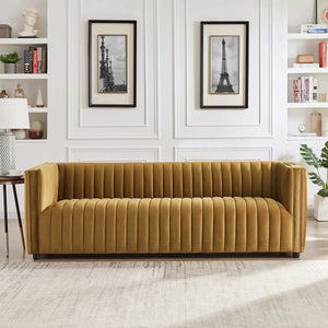 Dominic - Channel Tufted Sofa by Couch.com