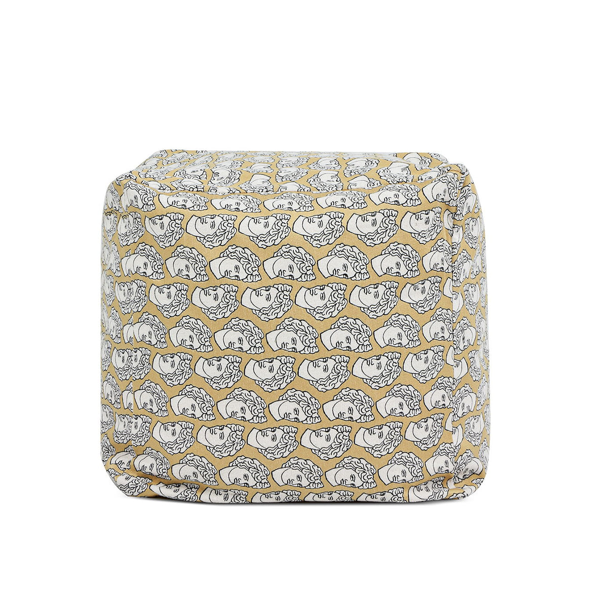 Pouf Luxury Oversized Bean Bag Cube Ottoman by Couch.com