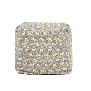 Pouf Luxury Oversized Bean Bag Cube Ottoman by Couch.com