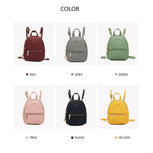 Famous Designer Mini Soft Touch Leather Small Backpack For Female And Girls Fashionable Ladies Bagpack Shoulder Bag