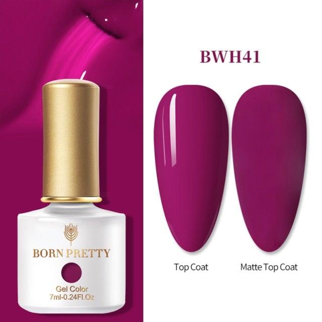 Fashion 2022 New Womens Colorful Nail Gel Polish Modern Glitter Pink Purple UV Diamond Stylish Design Nail Colors Gel For Girls and Women In Shinny Trend Color