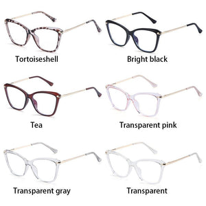 Fashion Cat Eye Eyeglasses For Women Men Flexible Portable Anti Blue Rays Glasses Computer Glasses Optical Eyewear For Men And Women Optical Eyewear Fashionable Eyewear