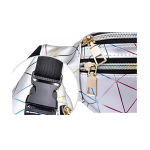 Fashion Holographic Women Waist Bags Modern Fanny Pack Adjustable Belt Bag Excellent Design Waist Packs Chest Phone Pouch
