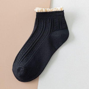 Fashion Lace Ruffled Soft Cotton Female Sock Spring And Summer Cute Socks Sweet Princess Girls Comfortable Breathable Cute Socks For Women