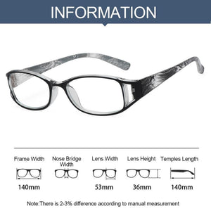 Fashion Men Women Reading Glasses Rectangle Spring Anti Glare Lightweight Reading Eyeglasses No Screw Detachable Design Eyeglasses Hyperopia Presbyopia Vision Care Eyewear