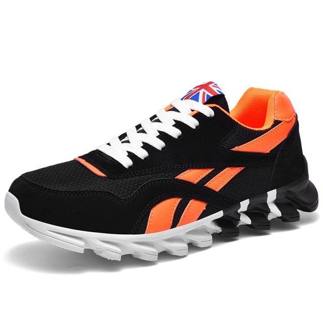 Fashion Mens Running Light Breathable Shoes Mens Sneakers Light Weight Running Elegant Soft Sneakers Comfortable Athletic Running Sneakers