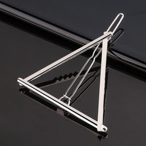 Fashion Pearl Hair Clip Women Girls Elegant Design Triangular Star Round Hairpin Barrette Hair Pins Ponytail Gorgeous Hair Accessories For Women