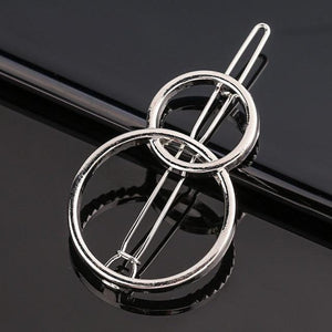 Fashion Pearl Hair Clip Women Girls Elegant Design Triangular Star Round Hairpin Barrette Hair Pins Ponytail Gorgeous Hair Accessories For Women