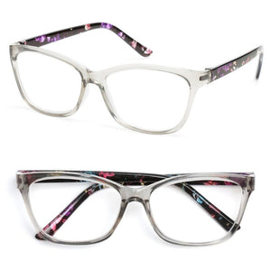 Fashion Reading Eyeglasses Men Women High Definition Transparent Optical Eyewear Anti Blue Eye Protection Eyeglasses Transparent Optical Eyewear With Diopter +1.0~+ 4.0