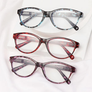 Fashion Reading Eyeglasses Men Women High Definition Transparent Optical Eyewear Anti Blue Eye Protection Eyeglasses Transparent Optical Eyewear With Diopter +1.0~+ 4.0