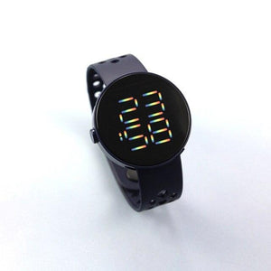 Fashion Silicone Watch Children Electronic Sport LED Touch Digital Screen Wrist Watch Boys Girls Ultra-Thin Digital Sports Watch Stainless Steel Fashion Wrist Watch For Men Women